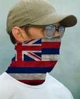 SUN GAITER Mask Bandana UPF 50+ UV Protecter Fishing Hawaii State Flag Face Neck