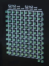 NEW, LOT OF 100, Laser Crystals / Prisms CASIX No: 201-012-041 Filter: 10004854