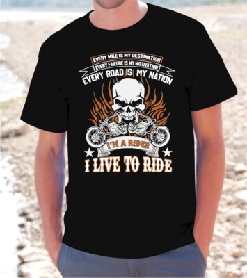 Maglietta Divertente Per Zio Motociclista | T-shirt Con Stampa "Sono Uno Zio Motociclista, Praticamente Uno Zio Normale Ma Molto Più Figo"
