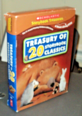 SCHOLASTIC Treasury of 20 Storybook Classics (2002, 4 DVD) Read
