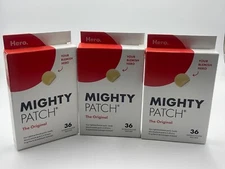 3 X Mighty Patch Original from Hero Cosmetics 36 Count (108 Total) Exp 03/2027