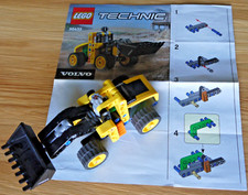 Lego Technic 30433 Volvo Radlader Poly Bag gelb/ Schwarze Schaufel