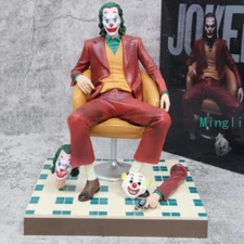 DC Comics Joker Chair Joaquin Phoenix Action Figure Statue Toys Boxed Collection