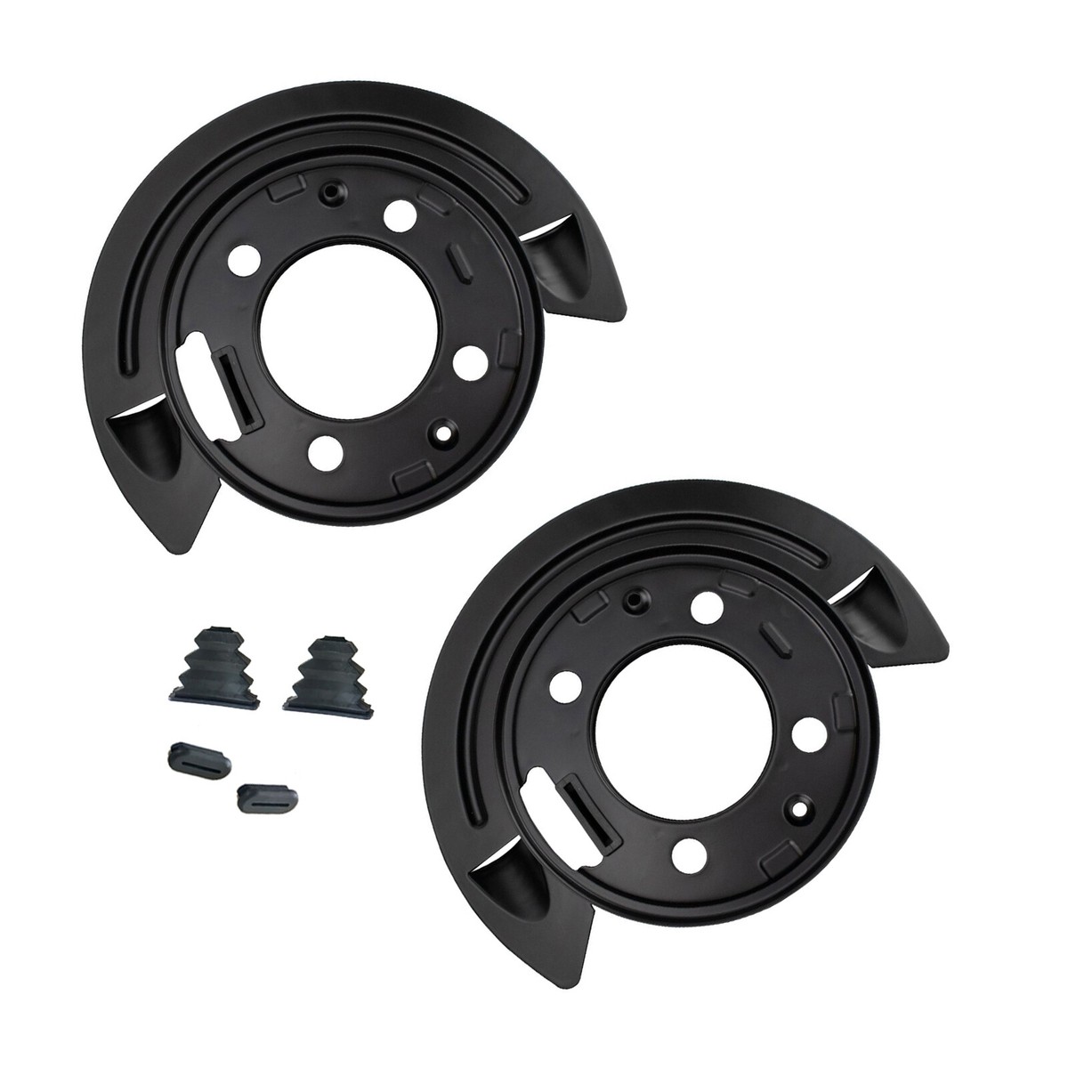 Pair of Steel Rear Brake Dust Shield For 2003-2011 Dodge Ram 2500