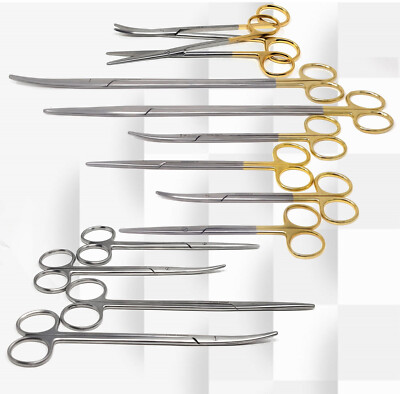 T/C Metzenbaum Dissecting Scissors Straight & Curved German Grade Surgical