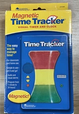 Learning Resources Magnetic Time Tracker Skill Learning Visual Color Audio NEW