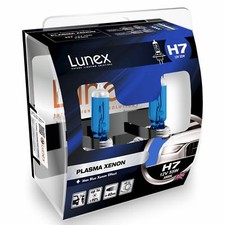 H7 Lunex Plasma Xenon 55W 12V Lampadine Fari Alogeni 5000K Set