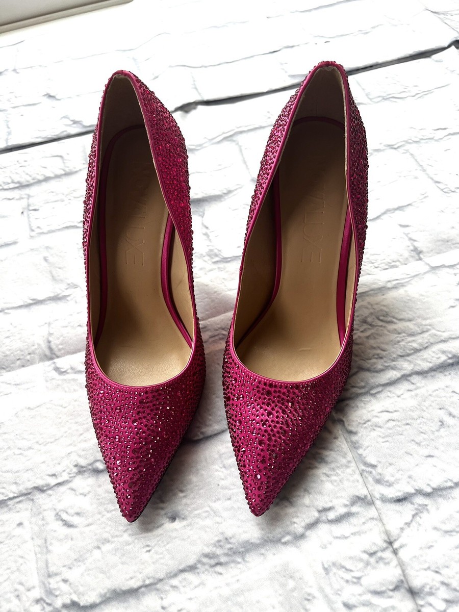 Bridal Shoes Sparkly Pink Pumps Sparkly Stiletto Heels Wedding Shoes For  Bridal Pumps Glitter Inch High Heeled Elegant Evening Shoes Gradient