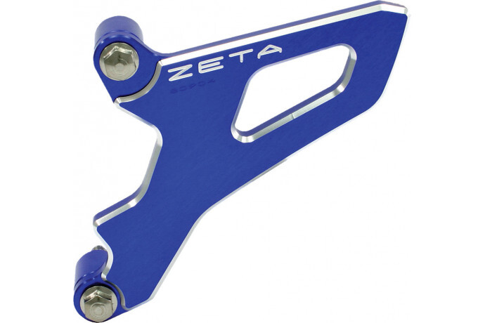 Protection de pignon en aluminium bleu ZETA contre les chocs de chaîne pour YZF 250 X
