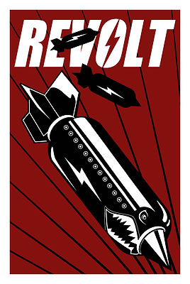 Revolt Industries Street Art 12x18 Print Poster Signed Lithograph