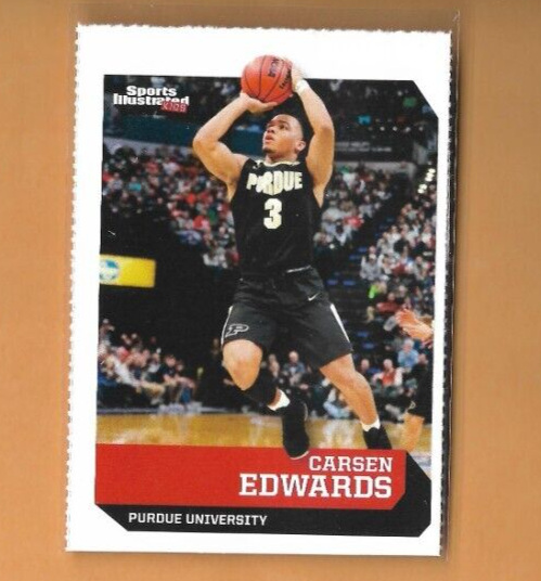 2018 Sport Illustrated CARSEN EDWARDS SI Kids Purdue University Pistons NBA  #780