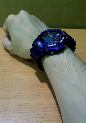 Vintage G-Shock DW-6900 Evangalion Metallic Purple Customs violet
