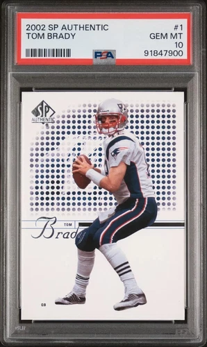2002 SP Authentic - #1 Tom Brady PSA 10!!