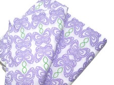 Pottery Barn Kids Purple Green Spring Butterfly Cotton Twin Duvet Cover New