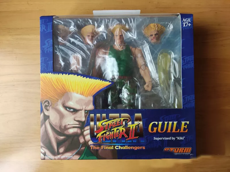 Original Storm Toys Guile-Figura Ultra Street Fighter II, modelo