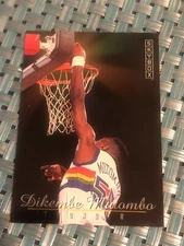 1992-93 Skybox Thunder and Lightning Mark Macon Dikembe Mutombo #TL1 HOF