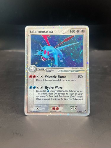 Pokemon Card - 96/108 Salamence ex Light Play Holo Power Kee (Read Description!) - Picture 3 of 18