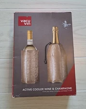 Vacu Vin Rapid Ice Wine and Champagne Cooler Set - Platinum