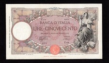 CINQUECENTO 500 LIRE MIETITRICE CAPRANESI REGNO D'ITALIA ROMA 26/06/1939
