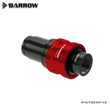 Barrow G1/4" Quick Disconnect Fitting QDC Male and Female Set Black / Red