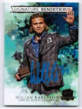 21/22 2021 UPPER DECK THE CUP WILLIAM KARLSSON SR-WK SIGNATURE RENDITIONS AUTO