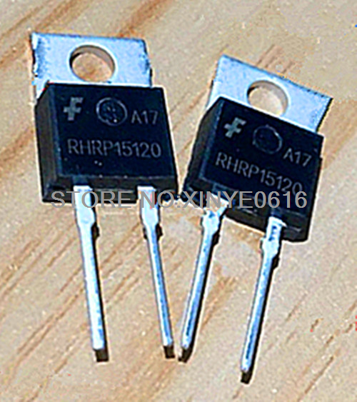 Hot Sell 10PCS RHRP15120 RHRP1512O RHR15120 TO-202 Fast Recovery Diode ...