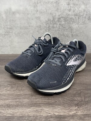 Brooks Ghost 13 Womens Size Running Shoe Trainer Grey White
