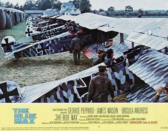 THE BLUE MAX Movie POSTER 11 x 14 George Peppard, James Mason, Ursula  Andress, F | eBay