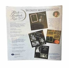 NEW Creative Memories 12x12 BLACK Refill Scrapbook Pages RCM-12BL 15 Sheets