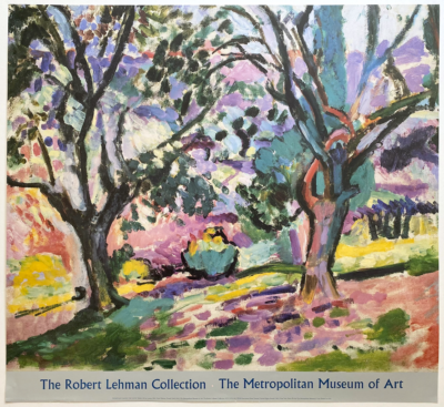 HENRI MATISSE RARE 1996 LITHO PRINT MUSEUM POSTER 
