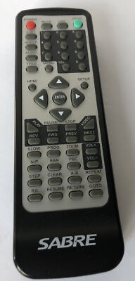 ORIGINAL SABRE KM-268B DVD REMOTE CONTROL DVH300BKA 