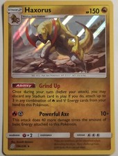 Haxorus 156/236 Rare Holo Unified Minds 2019 Near Mint 