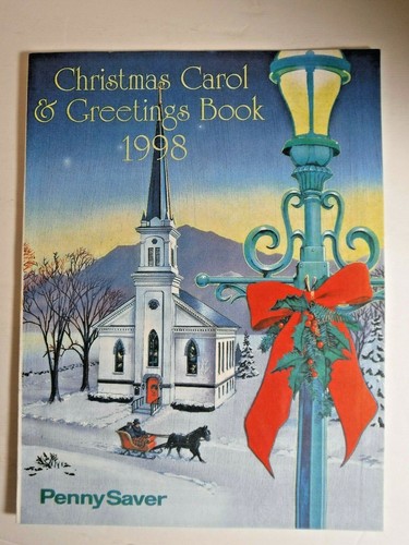 Christmas Carol & Greetings Book 1998 from PennySaver Engle Publishing Company - Afbeelding 1 van 4