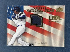 2008 Upper Deck USA Baseball Junior L.J. Hoes Jersey Team USA