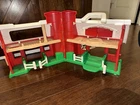 1995 Fisher-Price Farm Playset 2590 Vintage Barn USA Made Complete No Figures