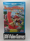 Paper Mario Color Splash Nintendo Wii U Game CIB