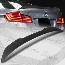 For 2011-2016 BMW 5-Series F10 F18 W-Power Matt Black PSM-Style Trunk Spoiler