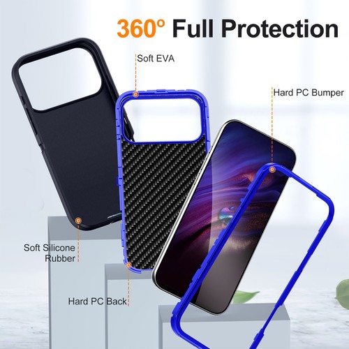 For iPhone 17 Pro Max 17 Pro 17 Air Shockproof Dust Full Body Protection Case - Picture 13 of 23