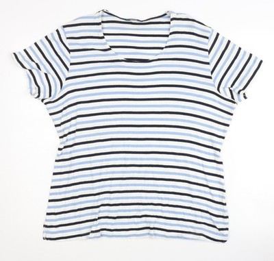 Basic-T-Shirt Damen UK Größe 22/24 Cotton Traders Mehrfarbig