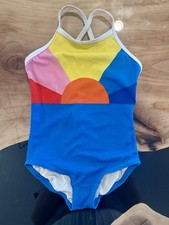 Hanna Andersson Girls' One-Piece Swimsuit Size 4t Cross Back