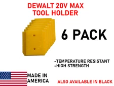 Dewalt 20V Tool Wall Mount Holder [Qty 6] – Garage/Van Storage Bracket