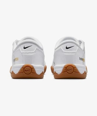 Nike Total 90 Mens Womens Indoor Soccer Shoes White Metallic Gold