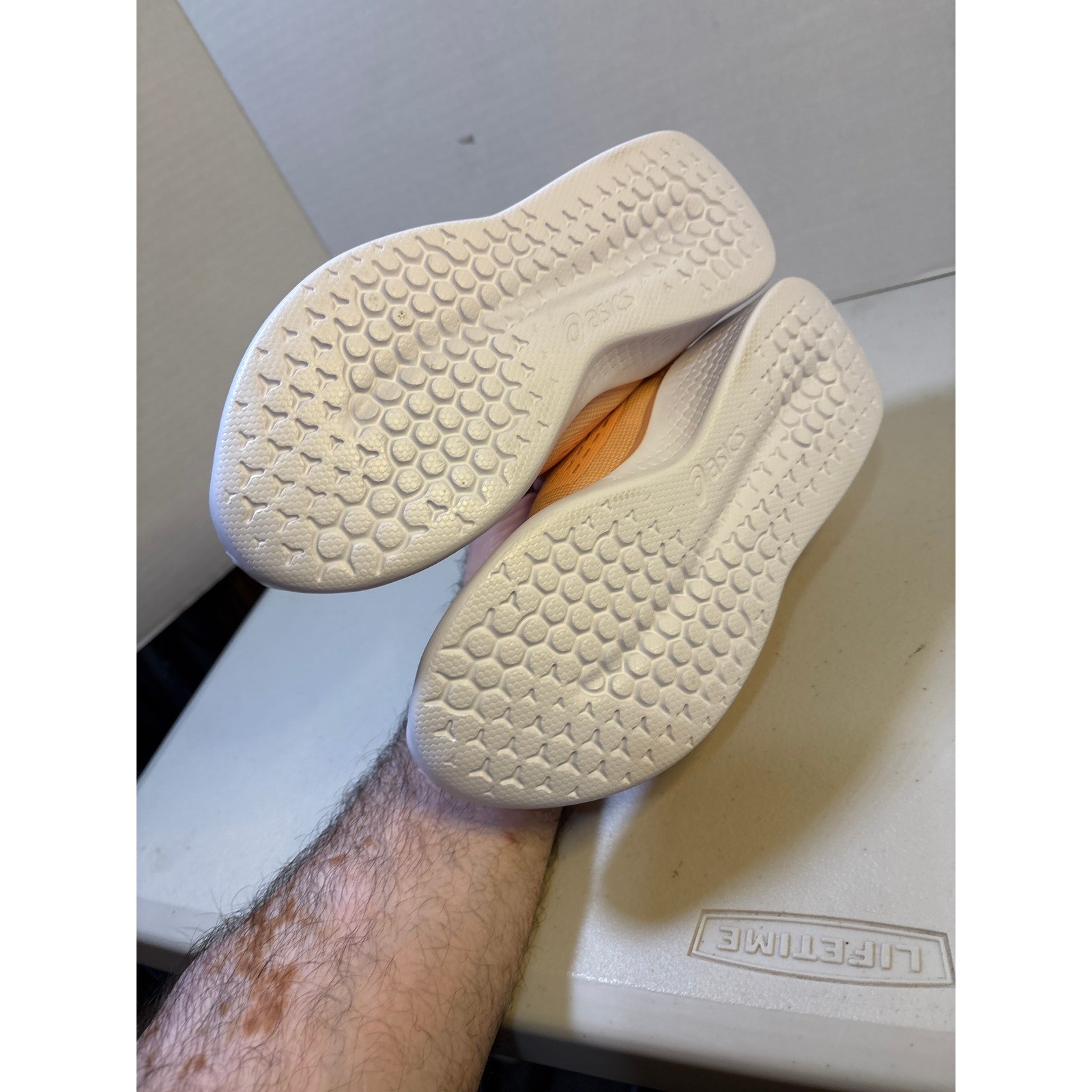 ASICS fuzEXCORA Apricot Ice White Women's Running Shoes Sneakers Size 6 with box thumbnail 5