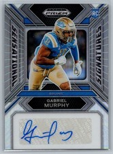 2024 Panini Prizm Draft Picks Grayson Murphy Sensational Signatures RC #SS-GRM