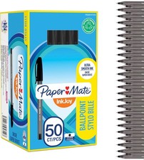 Image of Paper Mate InkJoy 100ST Ballpoint Pens | Medium Point (1.0mm) | Black | 50 Coun