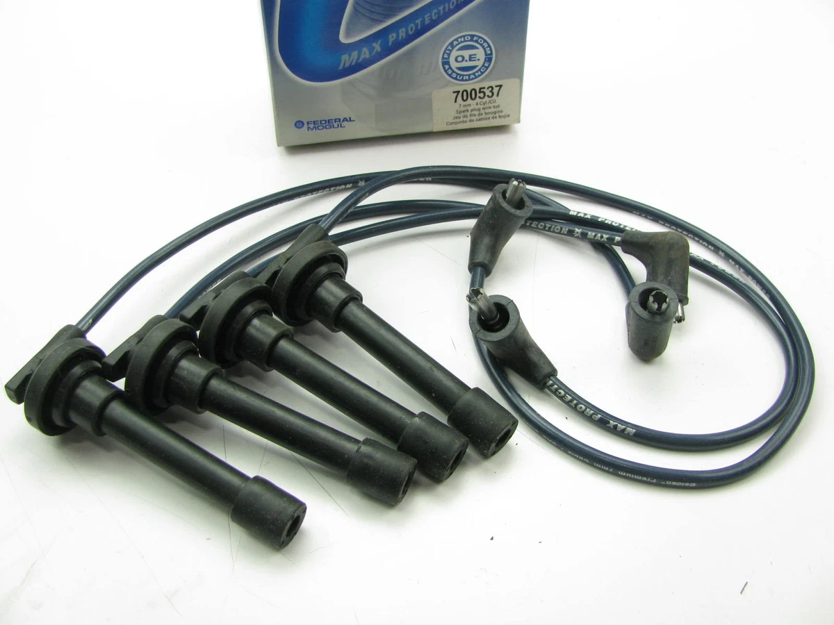 Jeu De Câbles Bougies VMS Pour Honda Civic 92-95 - 10.2mm, Noir, Neuf