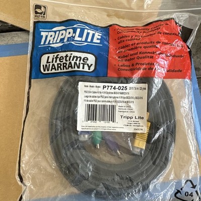 NEW Tripp-Lite P774-025 PS/2 Slim Cable Kit B020/B022 25FT