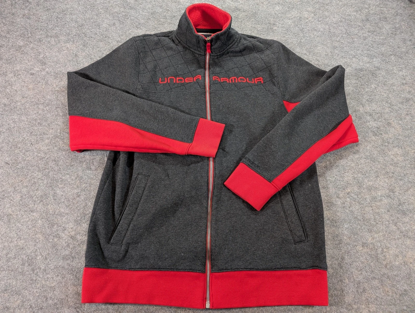 Under Armour Jacket Mens Large UA Storm Full Zip Athletic Warm Sportswear