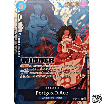 One Piece Portgas.D.Ace OP07-053 Tournament Pack 2024 Oct.-Dec. Promo English