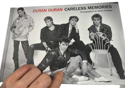 DURAN DURAN CARELESS MEMORIES PICTORIAL H/B BOOK SIGNED BY AUTHOR COA